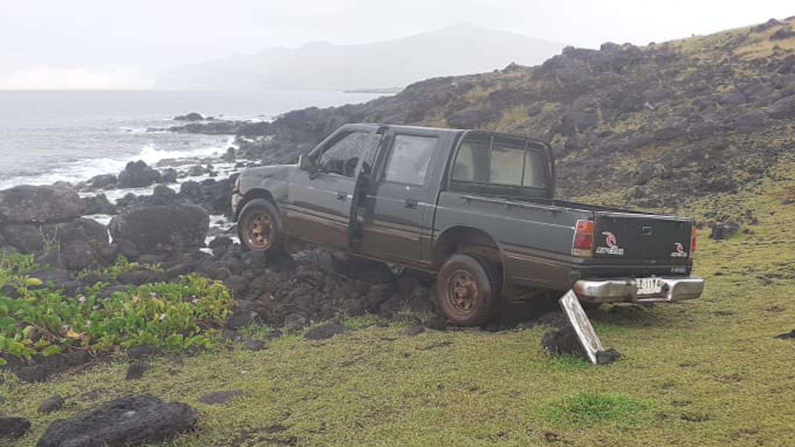 Easter Island truck accident